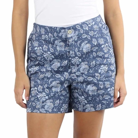 Jachs Pants - Jachs Blue Floral Women's Shorts